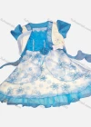 Wholesale Girls Lovely Sleeveless 3D Flower Beaded Rhinestone Tiered Flower Dress & Cardigan Set - Liuhuamall