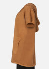 Wholesale Women's Plain Seam Open Front Hooded Pocket Cardigan - Liuhuamall