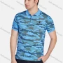 Wholesale Men's Casual Camouflage Short Sleeve Polo Shirts 2052163# preview