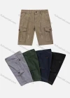 Wholesale Boys Casual Button Closure Flap Pockets Ripped Cargo Shorts 58502# - Liuhuamall