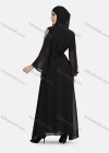 Wholesale Women's Chiffon Vintage Muslim Islamic Embroidery Maxi Abaya Dress R811# - Liuhuamall