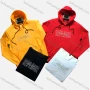 Wholesale Men's Casual Long Sleeve Letter Print Drawstring Kangaroo Pocket Pullover Hoodie 8004# preview
