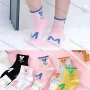 Wholesale Girls Cute Animals Letter Graphic Crew Ankle Socks preview