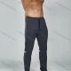 Wholesale Men's Athletic Workout Drawstring Zipper Pockets Ankle Length Gym Joggers 7143# Dim Gray Clothing Wholesale Market Liuhua