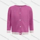 Wholesale Girls Long Sleeve Round Neck Button Front Plain Sweater Cardigan 3# Clothing Wholesale Market Liuhua