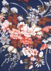 Wholesale Women's Casual Sleeveless Round Neck Floral Print Pleated Midi Dress - Liuhuamall