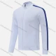 Wholesale Boy's Athletic Striped Stand Collar Zip Long Sleeve Sweatshirt 2003# White Clothing Wholesale Market Liuhua
