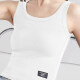 Women's Casual Plain Scoop Neck Tank Top B469# White Clothing Wholesale Market -LIUHUA