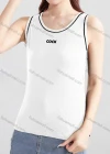 Wholesale Women's Casual Plain Letter Scoop Neck Tank Top B725# - Liuhuamall