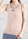 Wholesale Women's Casual Plain Letter Scoop Neck Tank Top B725# - Liuhuamall