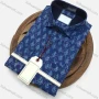Wholesale Men's Casual Shirt Collar Long Sleeve Allover Print Shirt preview