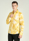 Wholesale Men's Tie Dye Button Down Long Sleeve Casaul Shirt - Liuhuamall