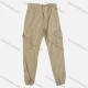 Wholesale Men's Casual Plain Flap Pockets Drawstring Button Closure Cargo Pant 1227# Khaki Clothing Wholesale Market Liuhua