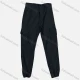 Wholesale Men's Casual Plain Flap Pockets Drawstring Button Closure Cargo Pant 1227# Slate Gray Clothing Wholesale Market Liuhua