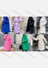 Wholesale Women's Casual Hooded Zipper Flap Pockets Parkas Jacket - Liuhuamall