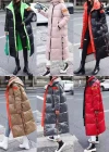 Wholesale Women's Casual Hooded Zipper Flap Pockets Parkas Jacket - Liuhuamall