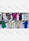 Wholesale Women's Casual Hooded Zipper Flap Pockets Parkas Jacket - Liuhuamall