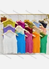 Wholesale Women's Casual Plain Mock Neck Rhinestone Tank Top - Liuhuamall