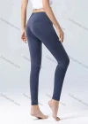 Wholesale Women's Sporty Plain High Waist Hip Lifting Legging - Liuhuamall