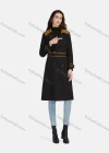 Wholesale Women's Casual Lapel Long Sleeve Double Breasted Pockets Trench Coat With Belt - Liuhuamall