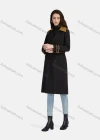Wholesale Women's Casual Lapel Long Sleeve Double Breasted Pockets Trench Coat With Belt - Liuhuamall