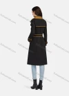 Wholesale Women's Casual Lapel Long Sleeve Double Breasted Pockets Trench Coat With Belt - Liuhuamall