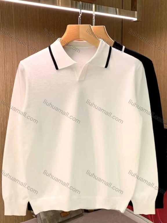 Wholesale Oscar factory casual men's knitted polo shirt with comfortable soft fabric and versatile top