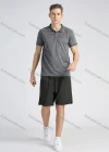 Wholesale Men's Sporty Collared Short Sleeve Quick-dry Breathable Polo Shirt - Liuhuamall