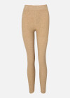 Wholesale Women's High Waist Stretch Long Plain Knitted Leggings - Liuhuamall