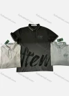 Wholesale Men's Short Sleeve Letter Print Polo Shirt - Liuhuamall