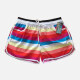 Women's Vacation Stiching Color Pockets Drawstring Beach Shorts 4# Clothing Wholesale Market -LIUHUA