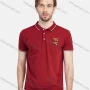 Wholesale Men's Short Sleeve Striped Trim Embroidery Slim Fit Casual Polo Shirt preview