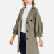Women's Plain Casual Cape Single Breasted Belted Trench Coat 10# Clothing Wholesale Market -LIUHUA