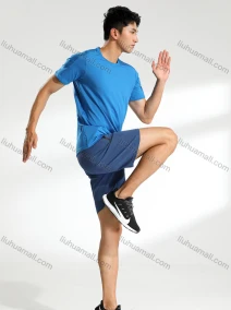 Wholesale Men's Casual & Athletic Workout Plain Short Sleeve Quick Dry Round Neck Tee 237#, LIUHUA CLOTHING WHOLESALE