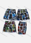 Wholesale Men's Casual Drawstring Splicing Pattern Beach Shorts 154# - Liuhuamall