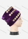 Wholesale Women's Casual Pearl Flower Appliques Pleuche Headwrap Hat - Liuhuamall