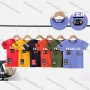 Wholesale Boy's Casual Letter Print Round Neck Short Sleeve Modal Cotton Tee preview