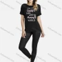 Wholesale Women's Causal Short Sleeve Round Neck Letter Print T-Shirt preview