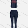 Wholesale Women's Sporty Breathable Quick Dry Letter Tank Top & High Waist Leggings 2 Piece Yoga Workout Outfits 1006#&1013# preview