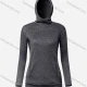 Wholesale Women's Sports Hooded Sweatshirt With Pockets Gray Guangzhou Clothing Wholesale Market & Suppliers -LIUHUAMALL