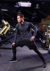 Wholesale Men's Athletic Workout Long Sleeve Fitness Hoodie 12019# - Liuhuamall
