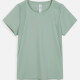 Women's Athletic Breathable Quick Dry Short Sleeve Plain T-shirt WT21602# Laurel Green Clothing Wholesale Market -LIUHUA