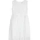 Girls Sleeveless Zip Back Embroidery Beads Lace Flower Girl Dress White Clothing Wholesale Market -LIUHUA