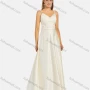 Wholesale Women's Elegant High Waist V Neck Floral Embroidered Maxi Cami Evening Dress preview