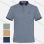 Wholesale Men's Casual Short Sleeve Button Front Embroidery Logo Polo Shirt preview