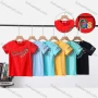 Wholesale Boy's Casual Letter Print Round Neck Short Sleeve Modal Cotton Tee preview