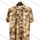 Wholesale 2026 Men's Slim Fit Short Sleeve Floral Print Shirt, Watercolor Vintage Flower Pattern Casual Button - Down, Wholesale I Ginger Clothing Wholesale Market Liuhua