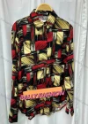 Wholesale Women's Vintage Long Sleeve Retro Print Button Down Shirts - Liuhuamall