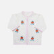 Baby's Cute Embroidery Floral Long Sleeve One Button Sweater Cardigan Lavender Blush Clothing Wholesale Market -LIUHUA
