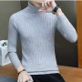 Wholesale Men's Casual Plain Turtleneck Long Sleeve Sweater preview